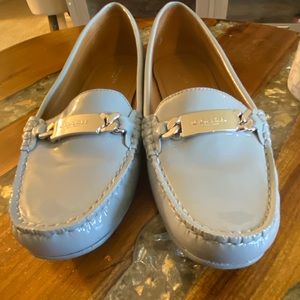 Sky blue coach loafers size 9.5